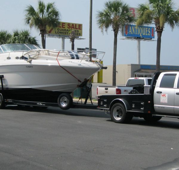 Just Right Boat Hauling A Boat To New York